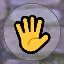 Botão de catar item